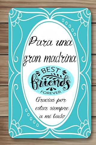 PARA UNA GRAN MADRINA | Gracias por Estar Siempre a mi Lado: Libreta Regalo con 120 Páginas con Renglones y Motivos Florares para Demostrar tu Amistad ... Expresa tus Sentimientos con este Obsequio  