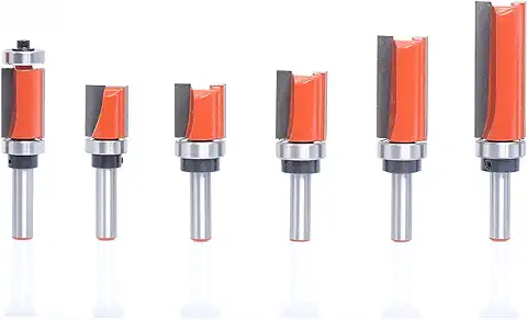 Sinoprotools 6 Unidades Fresas de 8 mm Vástago, Fresa para Fresa de Bolas, para Fresa Superior, Fresadora para Enrutador, Broca de Corte de Pelo, Herramienta de Tallado Sinoprotools 6 Unidades Fresas de 8 mm Vástago, Fresa para Fresa de Bolas, para Fresa Superior, Fresadora para Enrutador, Broca de Corte de Pelo, Herramienta de Tallado