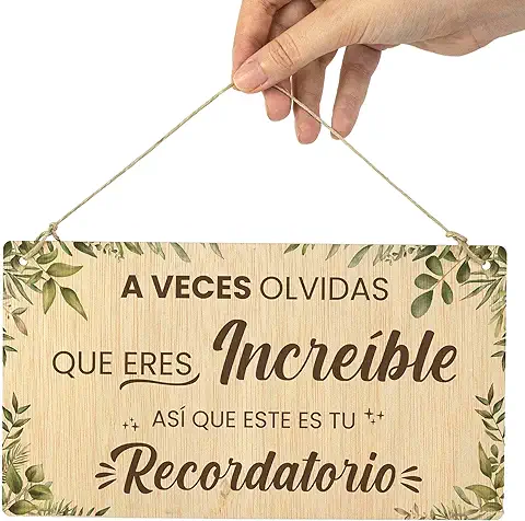 CONTRAXT Laminas Decorativas de Pared con Frases Bonitas. Ideas Regalos Originales para Mujer Amigas Hombre Cumpleaños Madre Padre Novia Aniversario Pareja Mama Hermana (Eres Increible)  