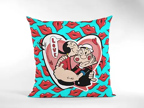 Regalos Dia de los Enamorados Originales San Valentin Aniversario Cojin Popeye y Olivia Frases Bonitas De Amor Parejas Sorpresa Regalo Romantico  